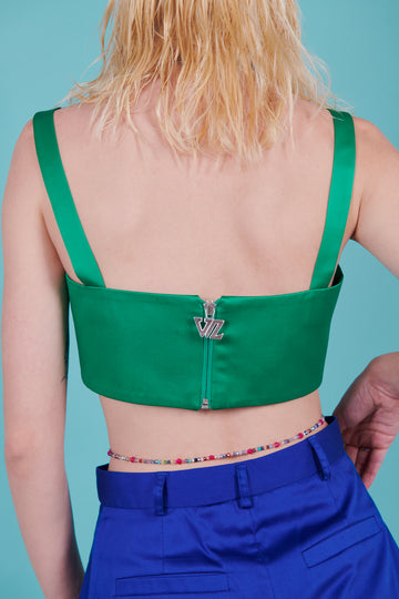 Forest Green Starfish Bustier