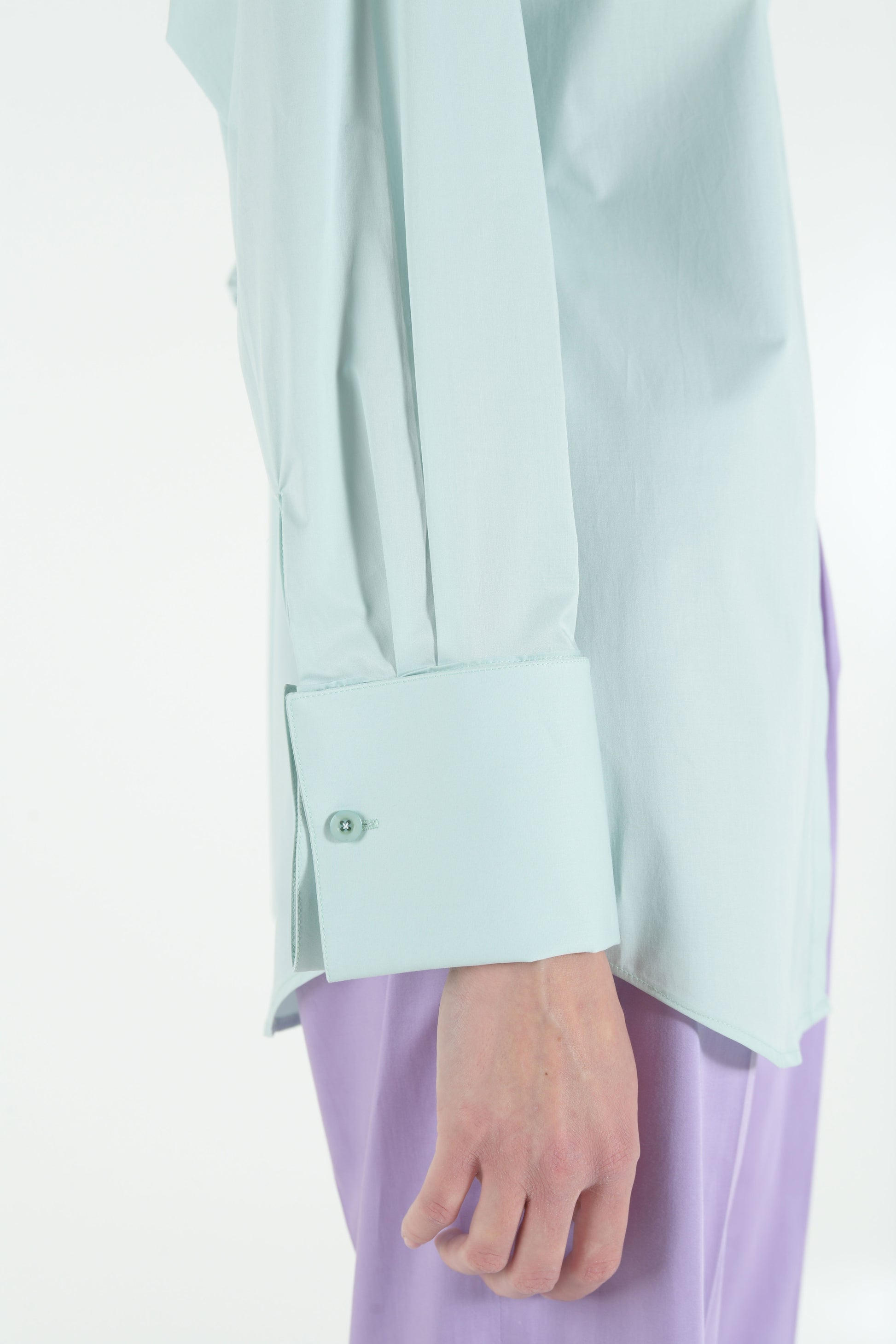 Oversize Shirt in Mint Green