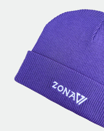 Zona VI Wool Blend Beanie in Purple